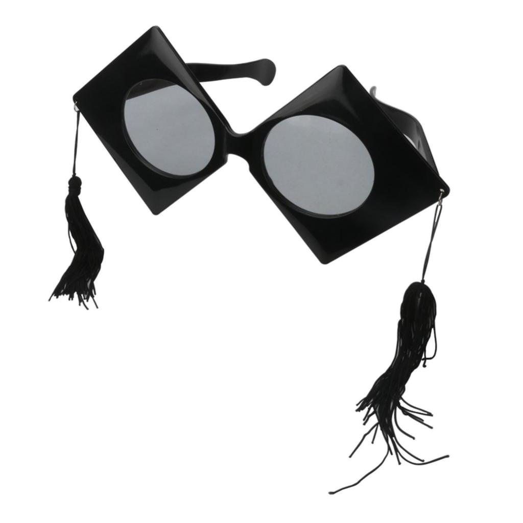 Novelty Trencher Cap Sunglasses Party Props Cosplay Graduation Eye Glasses