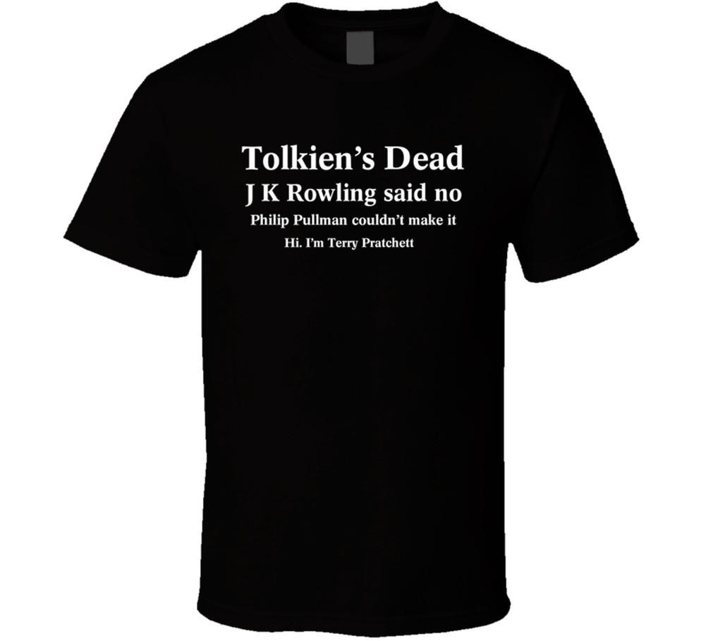 Tolkiens Dead Hi Im Terry Pratchett Funny Fantasy Book T Shirt