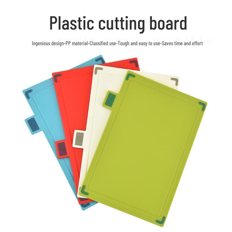 Four-Color Non-Slip Cutting Board Set for Baby & Household Use