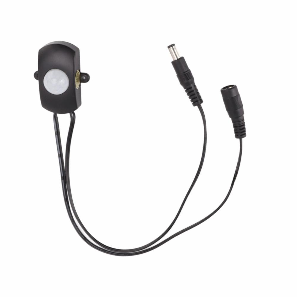 Black Infrared Automatic Switch Detector DC 5-24V PIR Motion Sensor Switch  Cabinet Lights