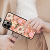 Floral Theme Pattern Back Magnetic Phone Case For APPLE iPhone 17 Air 16 14 13 12 Pro Max 15 Plus Charge With MagSafe Cover