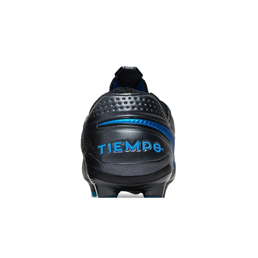 Nike Tiempo Legend 8 Elite FG 'Under The Radar Pack - Black Blue Hero' (Unisex) Black / Black / Blue Hero Soccer Shoes AT5293 004