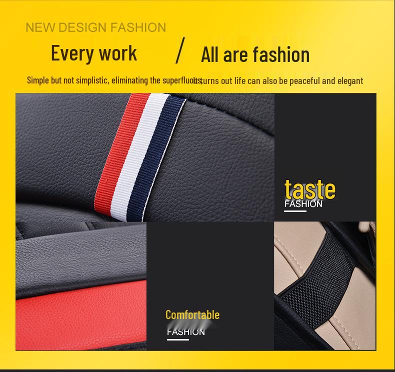 Four-Season Full-Coverage Seat Cushion for Seven-Seat Vehicles: Compatible with Wuling Hongguang S, Baojun 730, Weiwang M50f