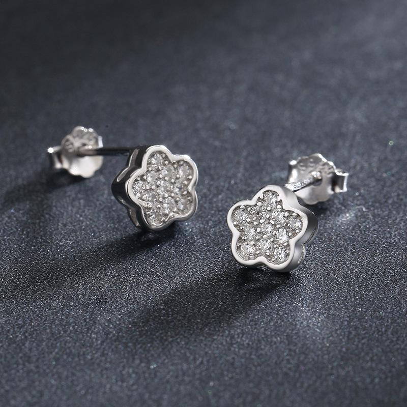 Tancise 925 Sterling Silver Zircon Earrings Drop Earrings For Women Wedding Party Gifts