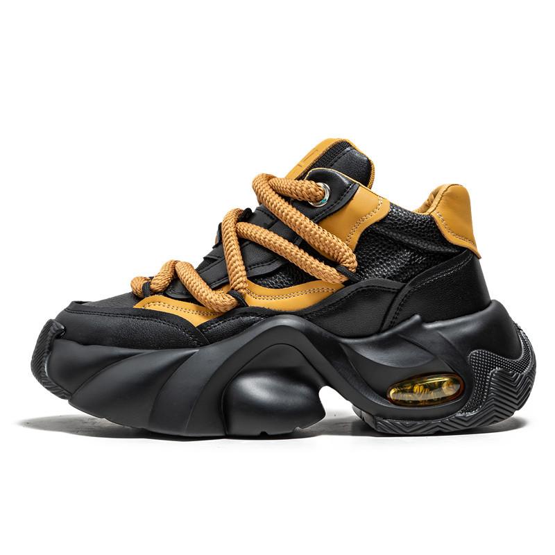 

Старые туфли для папы на толстой подошве. Мужские осенне-зимние новые туфли на высоте 10 см с повседневными спортивными маленькими белыми туфлями для мужчин. 44