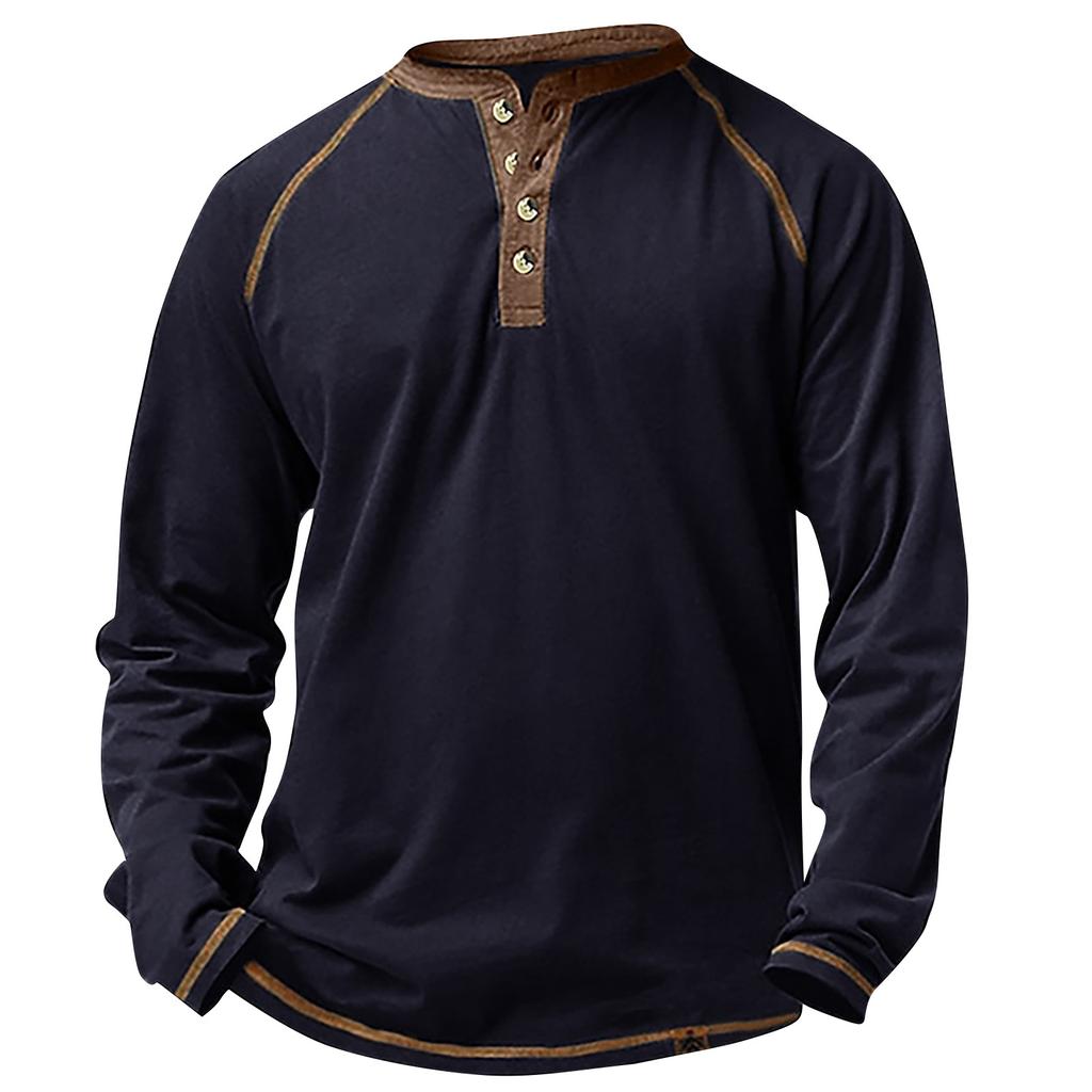 Men's Long Sleeve Graphic And Embroidered Fashion T-Shirt  Spring And  Long Sleeve Printed Pullover Sweatshirt