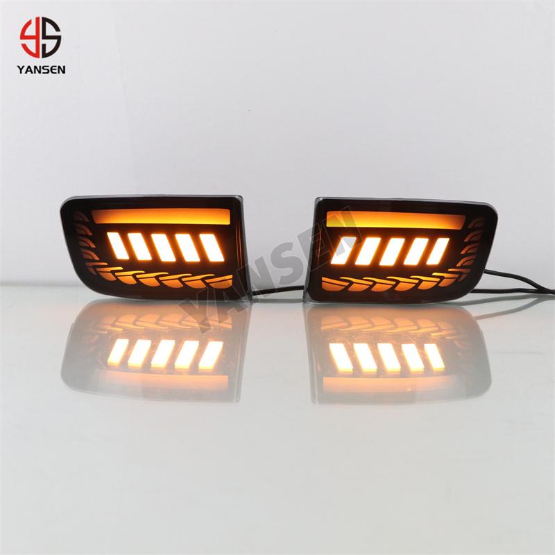 Bumper Reflector Lights For Toyota Land Cruiser Prado 2003-2009 Tail Brake Rear Light Fog Lamps Turn Lights