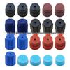 20-Piece Car A/C Valve Stem Core Kit: Pure Copper High & Low Pressure Caps for Refrigerant.