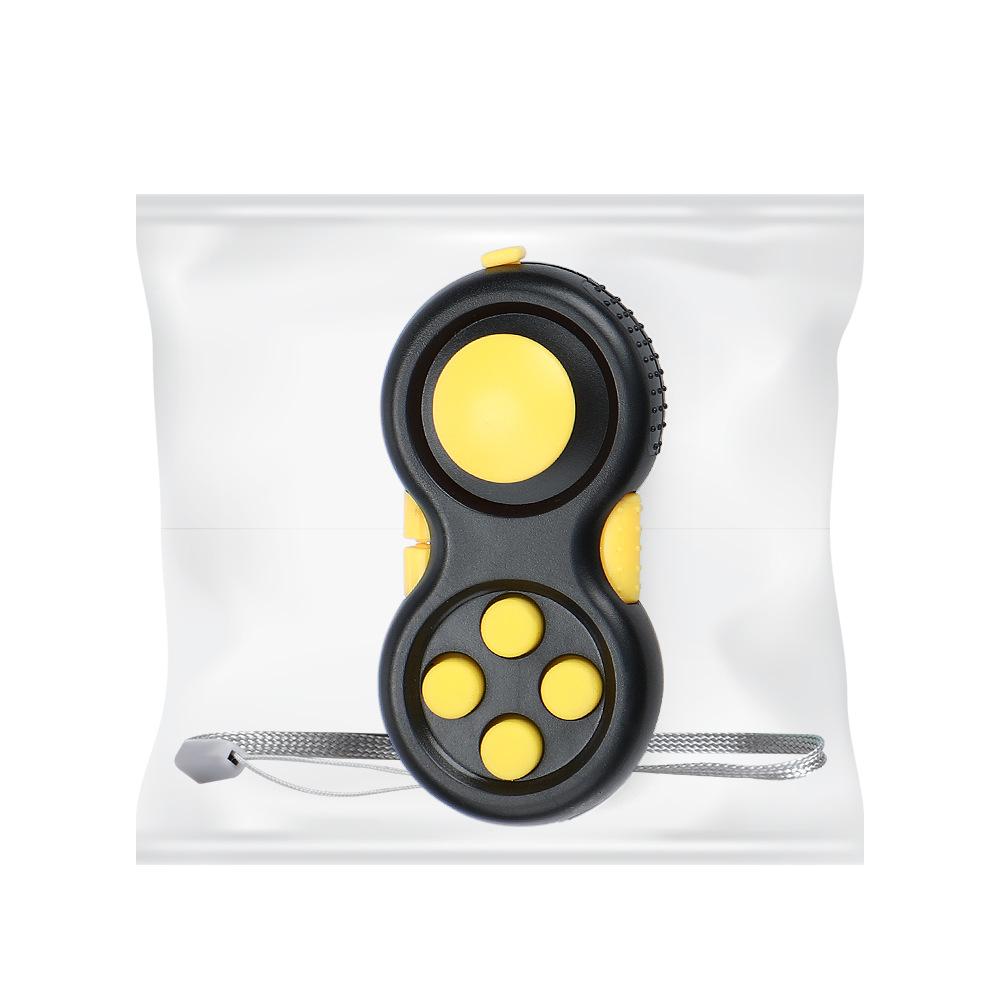 New Premium Quality Fidget Controller Pad Game Focus Toy Smooth ABS Plastic Stress Relief Squeeze Fun Hand Hot Interactive Gift