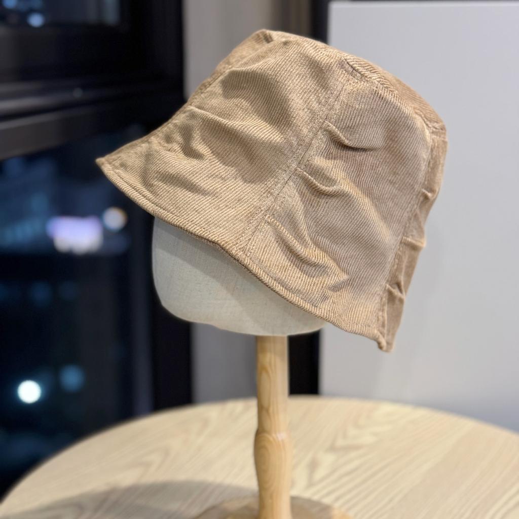 Pleated Fisherman Hat Women's Autumn Solid Color Sun Hat Versatile Face Showing Small Basin Hat Simple Casual Trend
