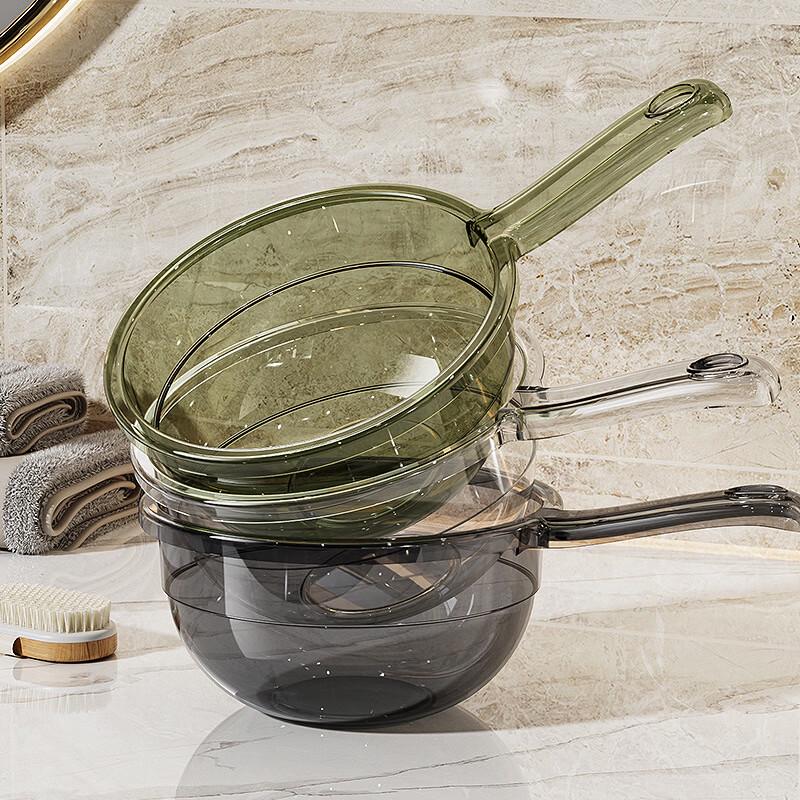 Transparent Plastic Water Ladle 2-Pack