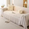 European Style Light Luxury Sofa Cover Chenille Light Yarn Skirt Settee Towel Comfortable Non Slip Fashion Living Room Decor