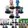 Gabby's Dollhouse Pvc Model Toy Set Adorable Cartoon Figurines For Kids And Collectors Set Of 6