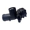Three-Way Coolant Fitting Coolant Hose T-Connector For Cracked Hose Replacement Heat-Resistant Plastic Engine Coolant