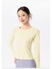 Women's Customized Slimming Long Sleeve Yoga Top - Breathable Fitness Sportswear for Pilates and Running