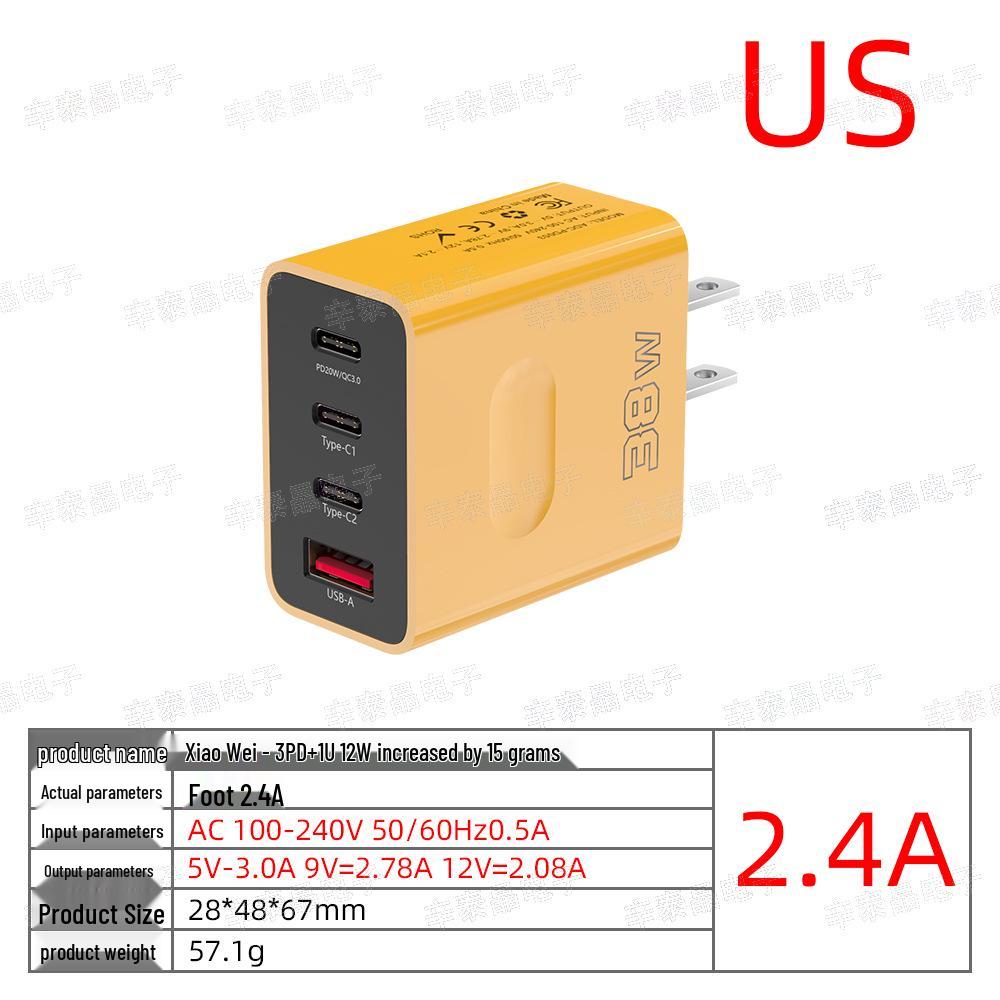 Universal Multi-Port USB Travel Charger with 12 Adapters - 38W Fast Charging for EU, US, UK Devices