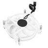 CPU Cooler UltraThin AllAluminum Heat Sink Low Sound White Fan Radiator for Intel 115 Series