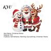 Glass Door Holiday Stickers Christmas Window Clings, Peel And Stick Winter Santa Snowman Reindeer Decals Decals, PVC Xmas Sticker for Party Decoration