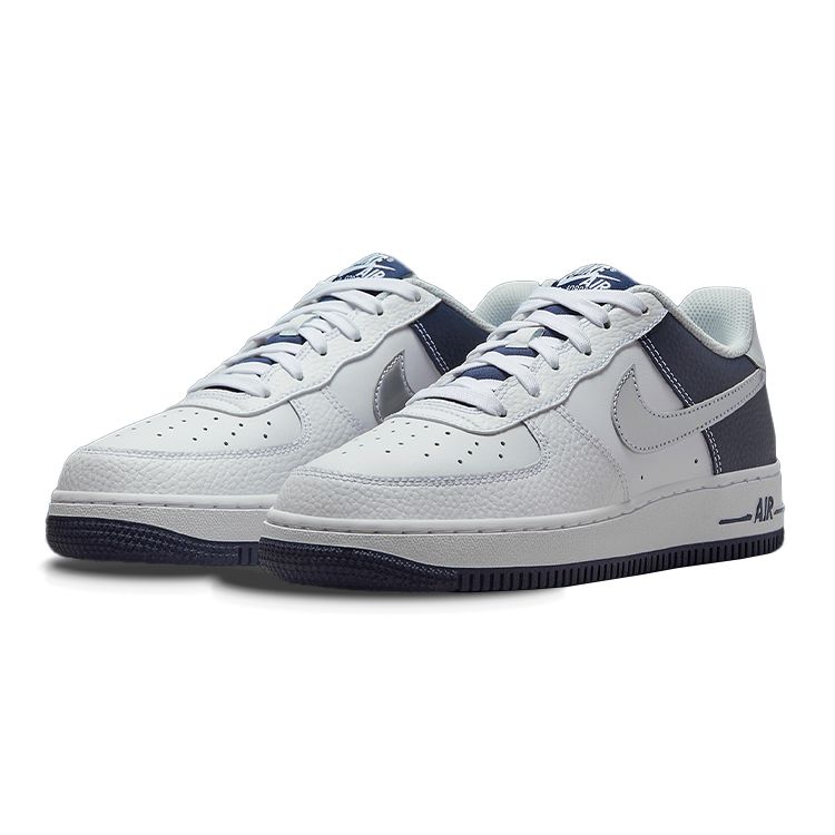 Nike Air Force 1 LV8 GS Dallas Cowboys Kids Sneakers White Midnight-Navy Pure-Platinum DQ6048-100