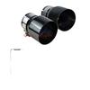 BMW M3/M4 Black Stainless Steel High-Performance Dual Outlet Exhaust Muffler Tailpipe