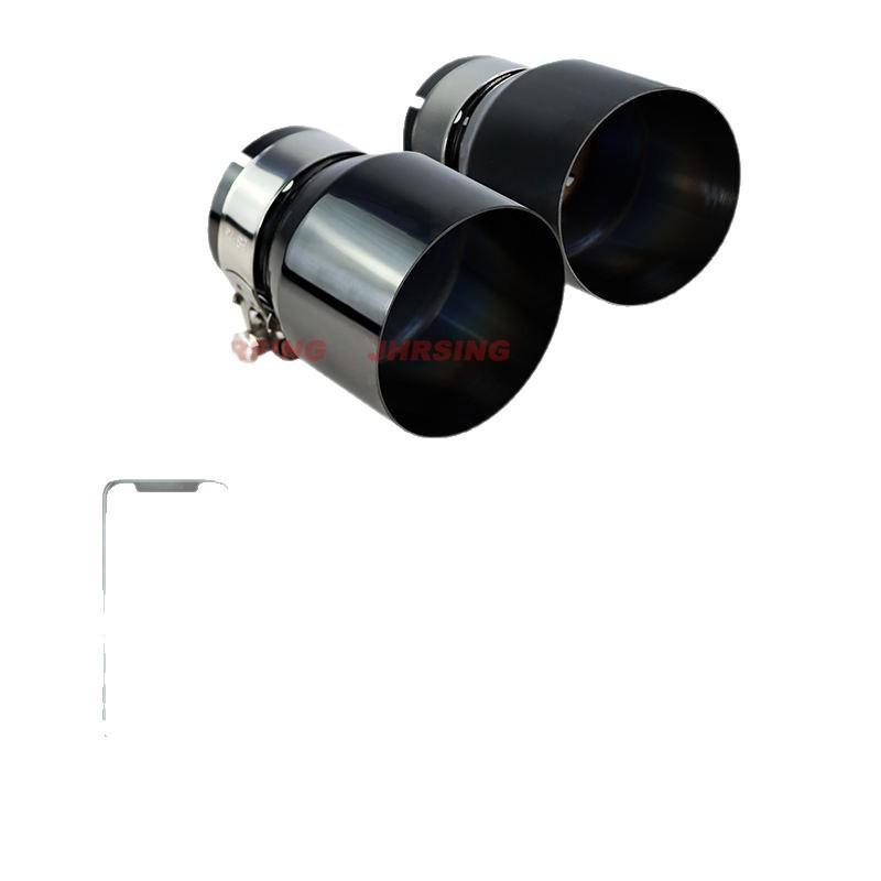 BMW M3/M4 Black Stainless Steel High-Performance Dual Outlet Exhaust Muffler Tailpipe