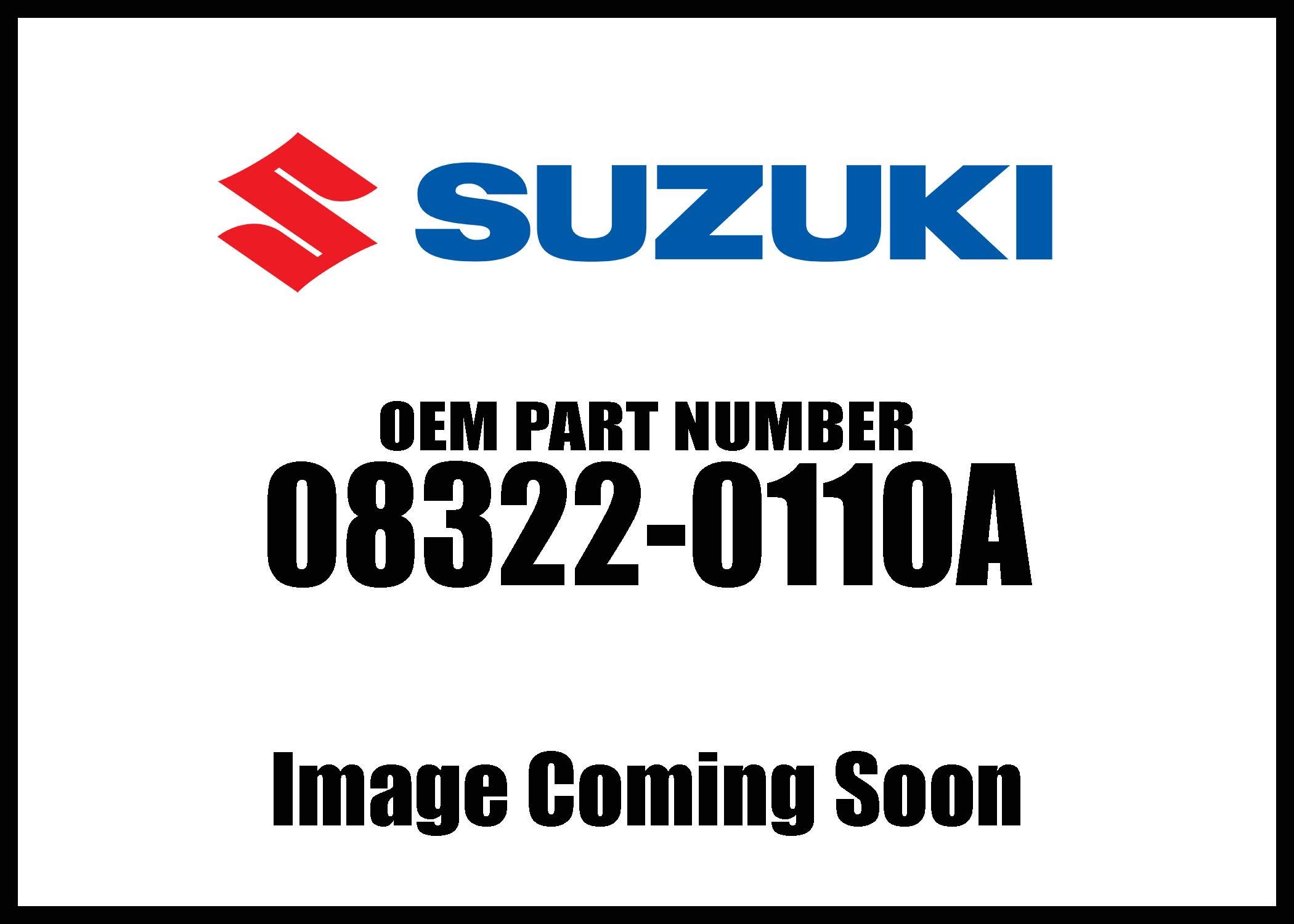 

Genuine Suzuki Part Number Washer, 08322-0110A