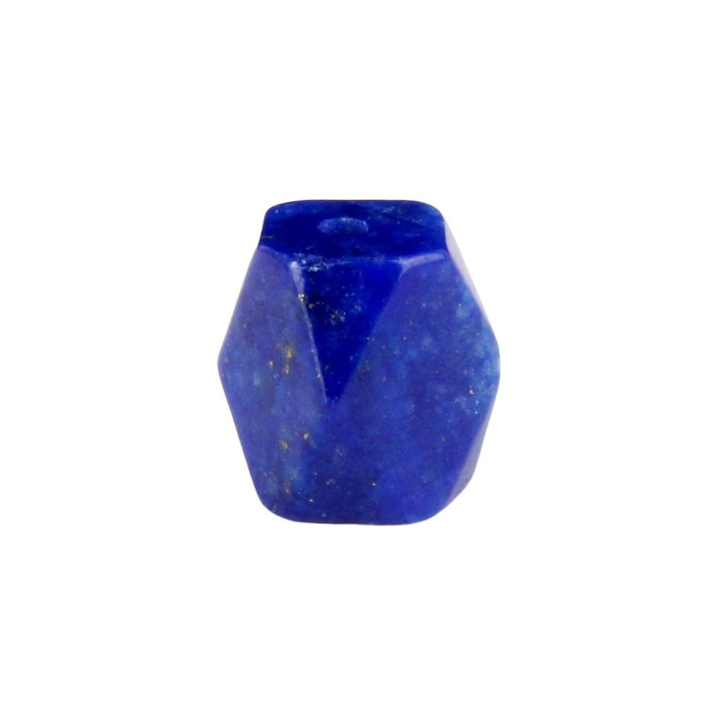 Octagonal Lapis Lazuli Barrel Beads Bracelet for DIY Weaving