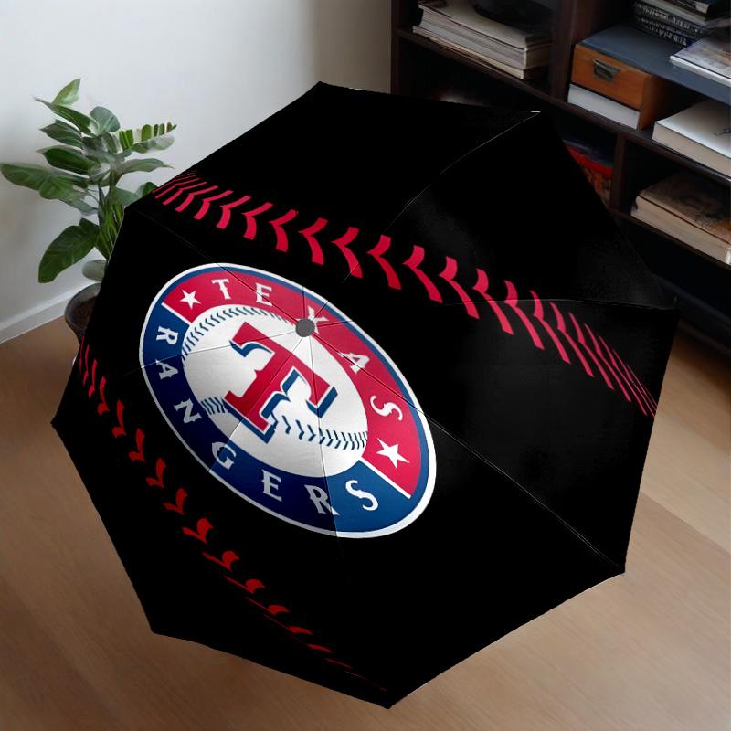 Texas Baseball Umbrella 8-Frame for Travel, Camping, Casual Lightweight Portable Umbrella, Essential for Every Family Holidays Gift