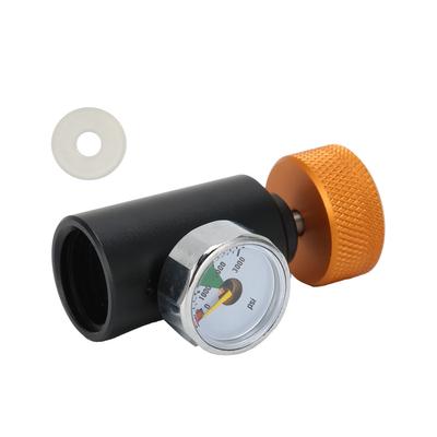 Adapter do napełniania CO2 Zawór złączkowy ASA z manometrem 3000psi Akcesorium do Sody