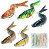 Big bait sea bass lure 5-piece set minnow storage case fishing Spanish mackerel.