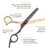 Ciseaux professionnels de coupe de cheveux en acier japonais 440C de 6 pouces/ciseaux amincissants pour Salon de coiffure pour outils de barbier