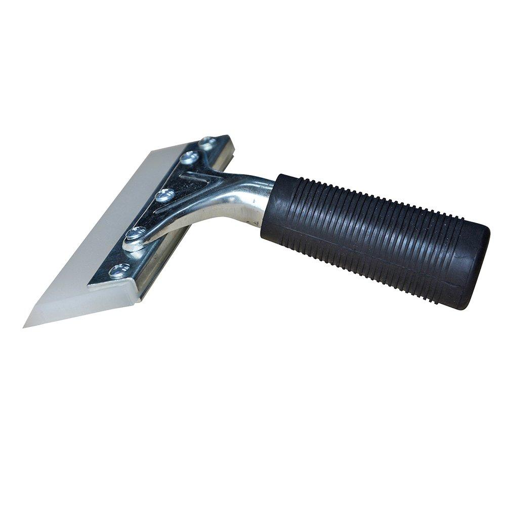 Ehdis CM Flat Silicone Water Blade Squeegee for Window and Auto Extra Thick Blade with Rubber Purpose Windshield Squeegee 155 Shower, Glass, Handle,