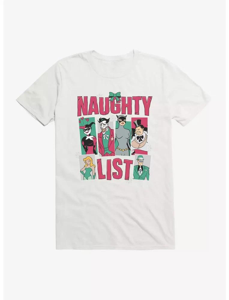 Comics BatUnisex Naughty List White TShirt S