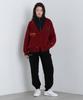 AVIREX HAND EMBROIDERY KNIT CARDIGAN women's F 100 red 783-4241601