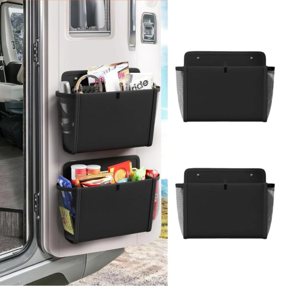 1 Stück Hängende Aufbewahrungstaschen für Wohnmobil-Türen - Stoff-Wandmontage-Organizer für Schuhe, Snacks & Zubehör Wandmontierte Aufbewahrung für Camper