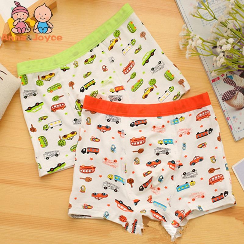 5pc Boys Modal Boxer Kids Underwear Boxers Cartton Soft Modal Baby Underpants