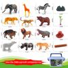 Zoo Animal Model Set, Tiger Lion Leopard Realistic Figure Boys Girls Birthday Gift