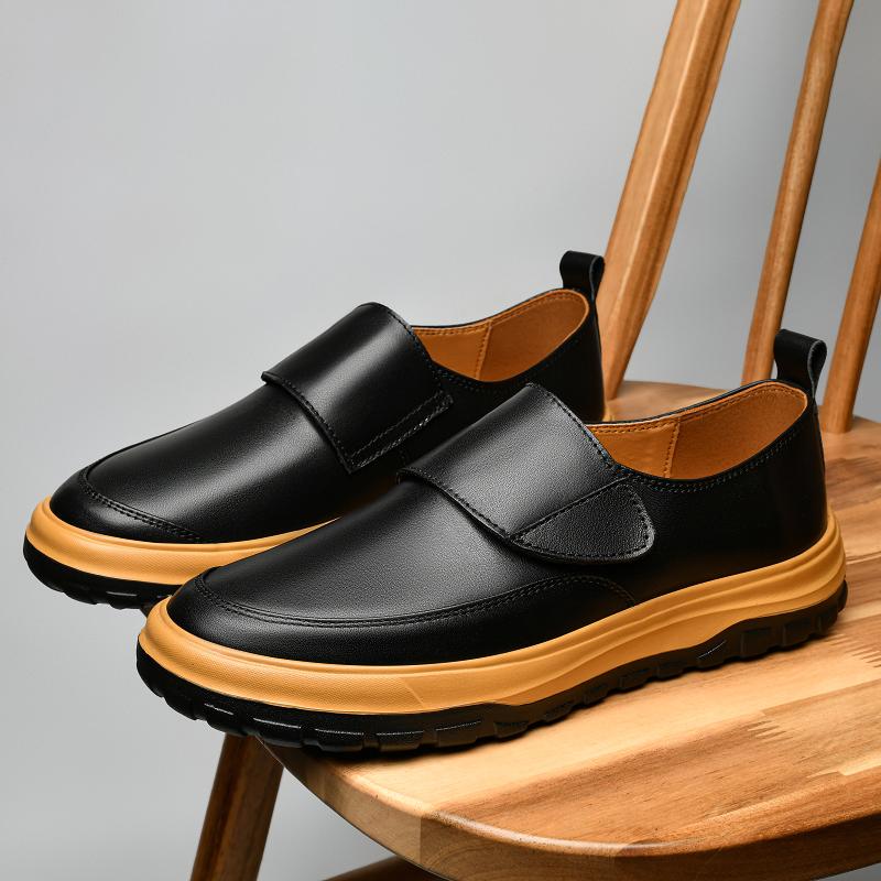 

Мода Новые Мужские Модные Лоферы Британские Повседневные Удобные Деловые Брендовые Маленькие Кожаные Туфли Европейские Американские Социальные Туфли Мужские 45 чёрный