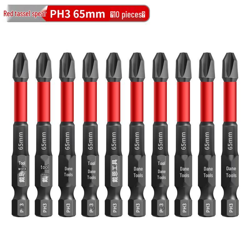 PH0 Tungsten Steel Phillips Bit: Magnetic, Impact Resistant, Non-Slip Screwdriver, Hex Shank for Electric Drill