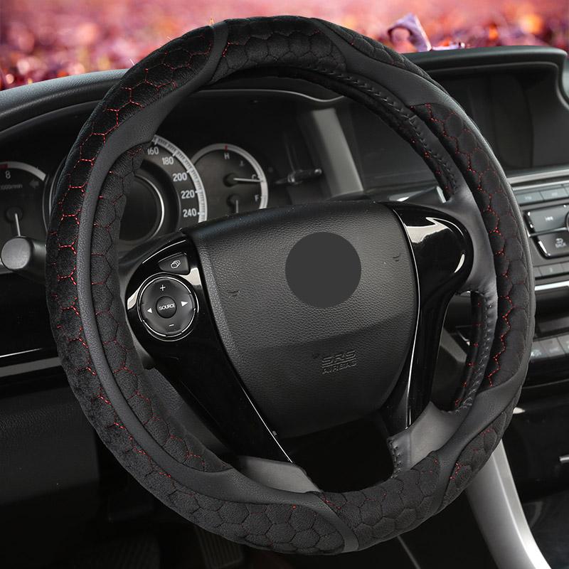 2018 Neu Hochwertig Winter Auto Lenkradbezug Kunstfell für ford focus 2 bmw e46 kia ceed rio vw golf passat 6 Farben