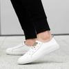 Fashion Spring High Quality Men Flat Skateboard Shoes Casual Leather Walking White Sneakers Brand Comfy Anti-slip Flat Designer Shoes