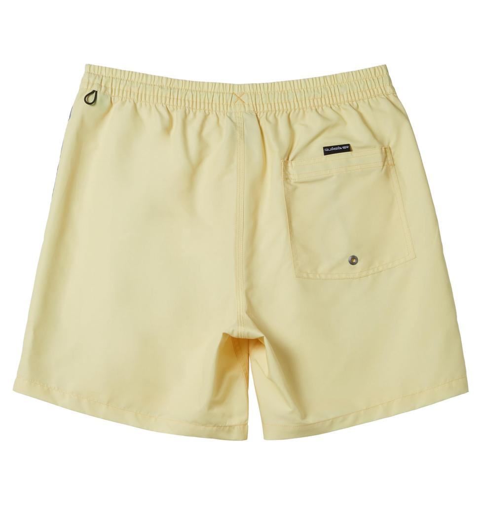 Quiksilver JAM Shorts, Double Piping, 19-inch Length, with Inner Shorts, AQYJV03157 YED0, Small