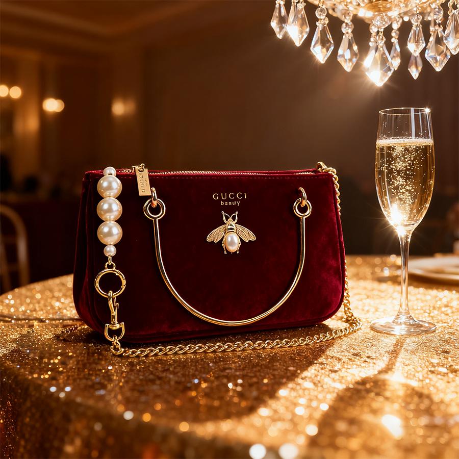 Gucci Sac Bandoulière pour Femme - Fabriqué en Tissu Pur Coton. Convient pour les trajets quotidiens et les fêtes. Écologique