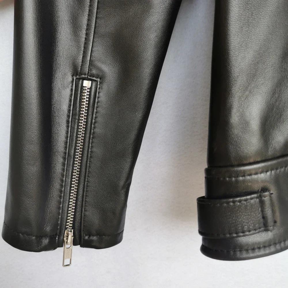 Maplesteed OVERSIZE Frauen Leder Jacke Lose 100% Weiche Schaffell Weibliche Natürliche Haut Mantel Frühling Herbst Plus Größe M486