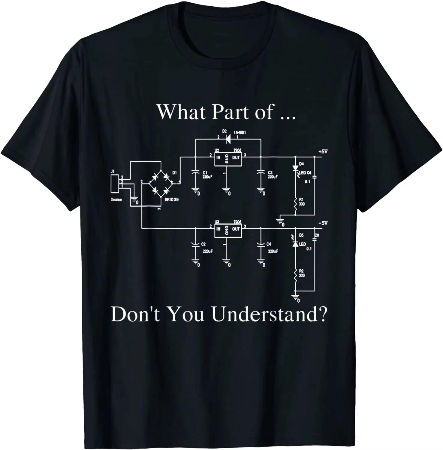

Funny Engineering Sarcasm TShirt Electrical Engineer TShirt Printed T Shirt Cotton Man T Shirts Casual Loose Streetwear Unisex S