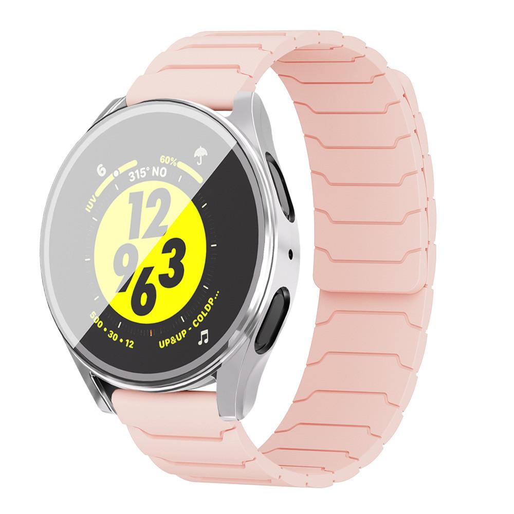 Full TPU Case+Strap for Samsung Galaxy Watch 7 6 5 4 40mm 44mm Magnetic Silicone Strap+Protector Cover for Galaxy Watchband