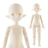 Yousheng Chubby Elf Doll 30cm 22-Joint White Body Elf Doll for Customization Photography DIY Plastic Articulated Jointed Elf Toy for Collectors & Kids