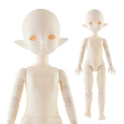 Yousheng Chubby Elf Doll 30cm 22-Joint White Body Elf Doll for Customization Photography DIY Plastic Articulated Jointed Elf Toy for Collectors & Kids