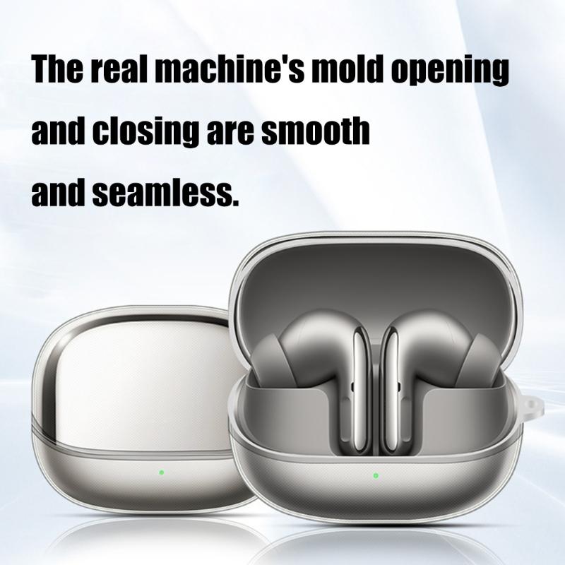 Scratchproof Carrying Case Shockproof Skin Suitable for Buds 5 Headphone Dustproof Soft Housing Washable Soft TPU Sleeve