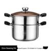304 Stainless Steel Multi-Purpose Cookware: Soup, Milk, Baby Food, Porridge, and Hot Pot for Gas and Induction Stoves.